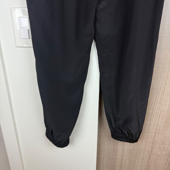 Lillysilk Black Elastic Waist Silk Jogger - Picture 8 of 11